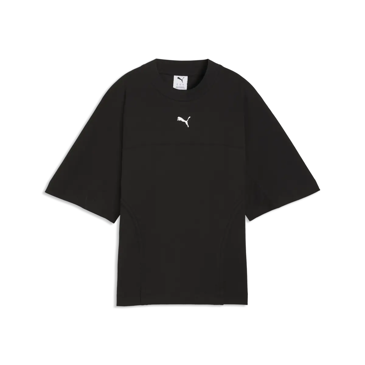 Puma DARE TO Fitted Waist Tee Siyah Kadın T-Shirt
