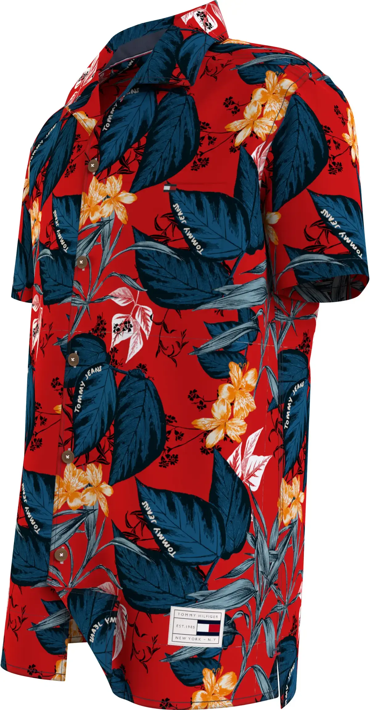 Tommy Hilfiger TROPICAL PRINT RESOR Erkek Renkli Gömlek