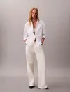 Calvin Klein LOW RISE BAGGY CHALK WHITE Beyaz Kadın Jeans Calvin Klein LOW RISE BAGGY CHALK WHITE Beyaz Kadın Jeans