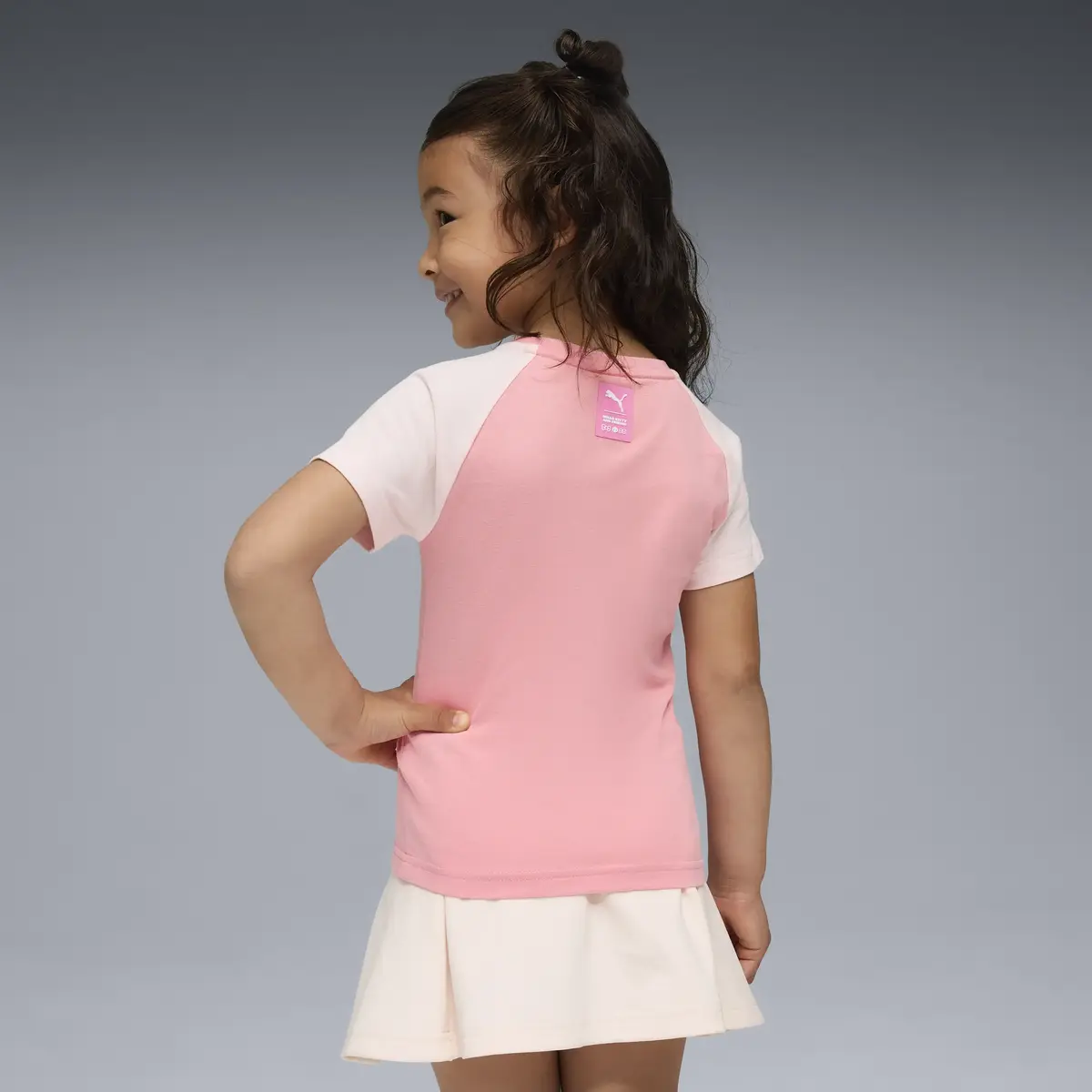 Puma X HK&FR Slim Tee Pembe Kız Çocuk Tişört