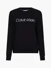 Calvin Klein CORE LOGO LS SWEATSH Kadın Siyah Sweatshirt