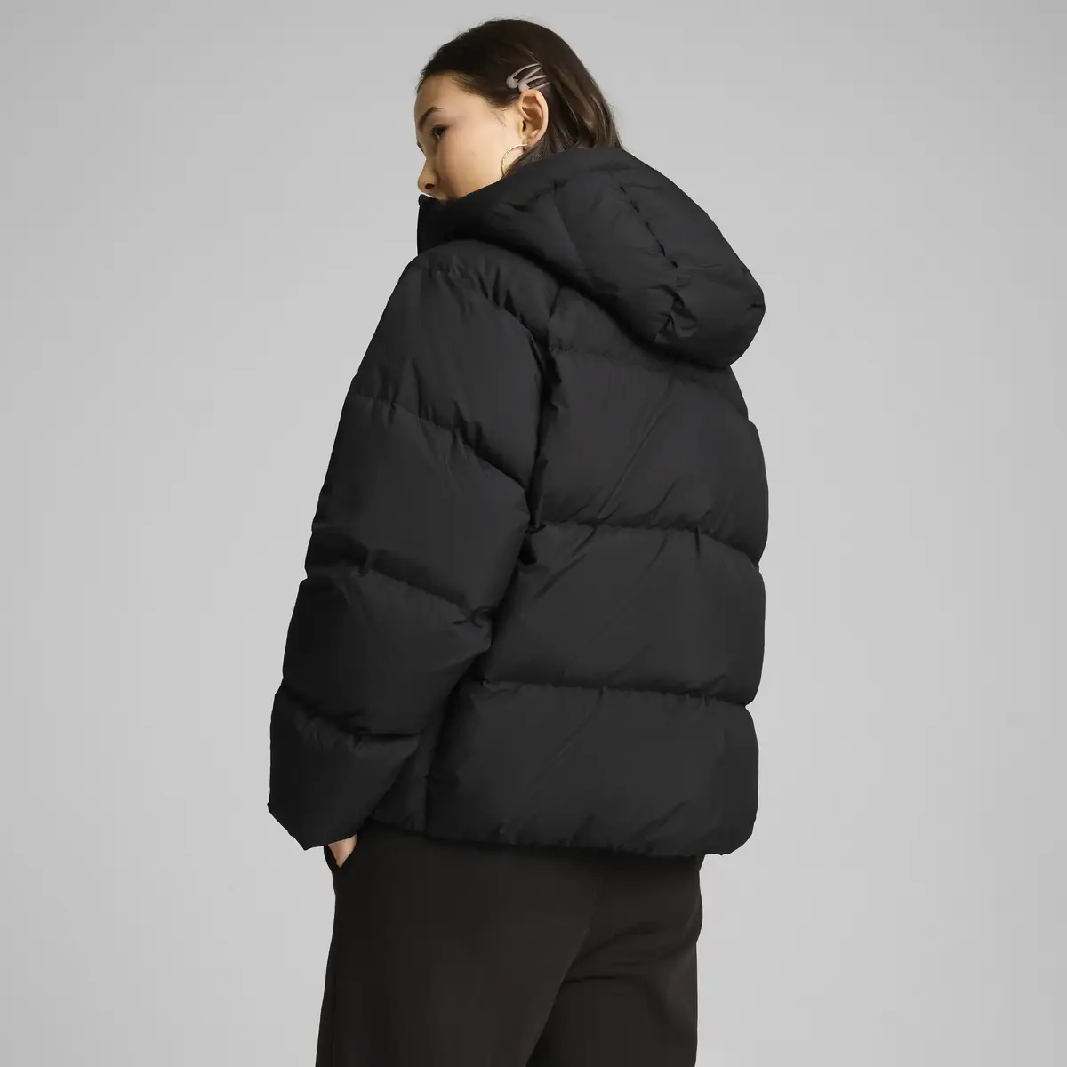 Puma Down Puffer Jacket Siyah Kadın Mont