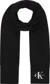 Calvin Klein MONOLOGO EMBRO SCARF Erkek Siyah Atkı