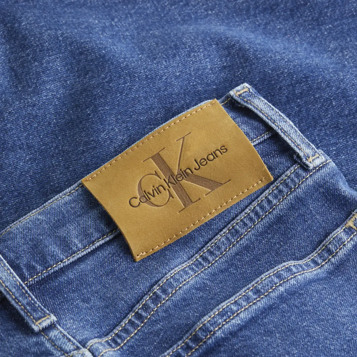 Calvin Klein HIGH RISE STRAIGHT Kadın Lacivert Kot Pantolon