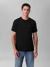 Calvin Klein SS SMOOTH CTTN SOLID, UB1 Siyah Erkek T-Shirt