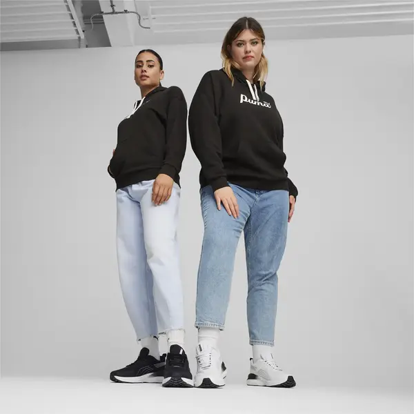 Puma ESS+ BLOSSOM Script Hoodie TR Siyah Kadın Hoodie