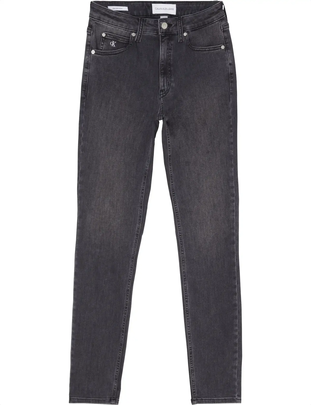 Calvin Klein CKJ 010 HIGH RISE SK Kadın Antrasit Kot Pantolon