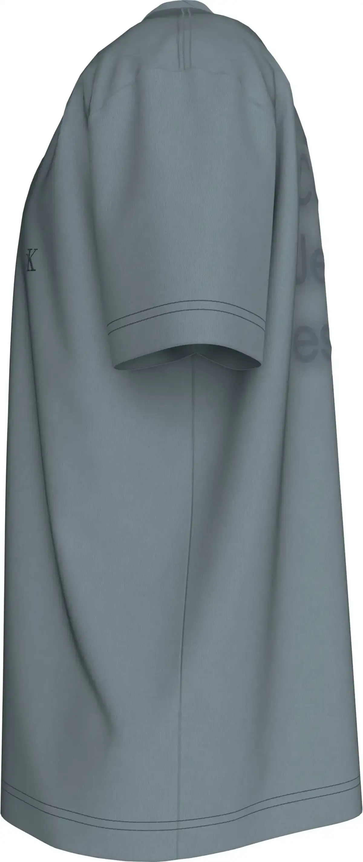 Calvin Klein WASHED PUFF PRINT TE, PC2 Yeşil Erkek T-Shirt & Polo