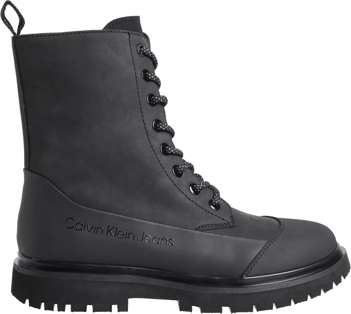 Calvin Klein CHUNKY COMBAT LACEUP Kadın Siyah Bot