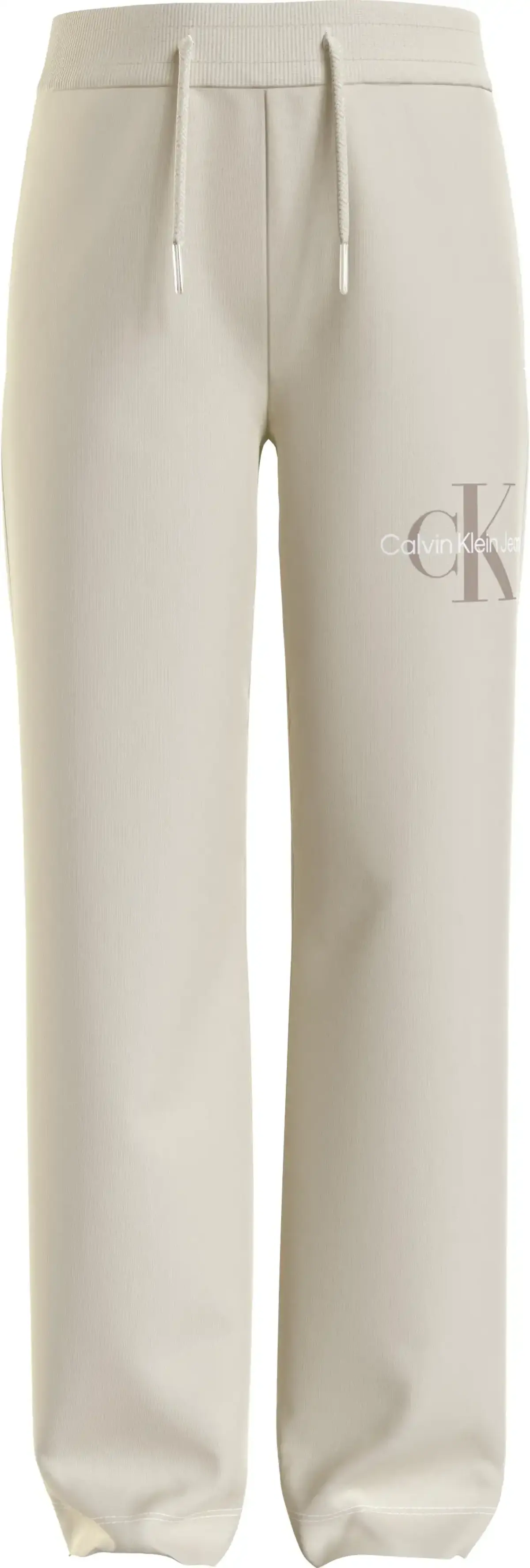 Calvin Klein MONOGRAM OFF PLACED Kadın Krem Eşofman Altı