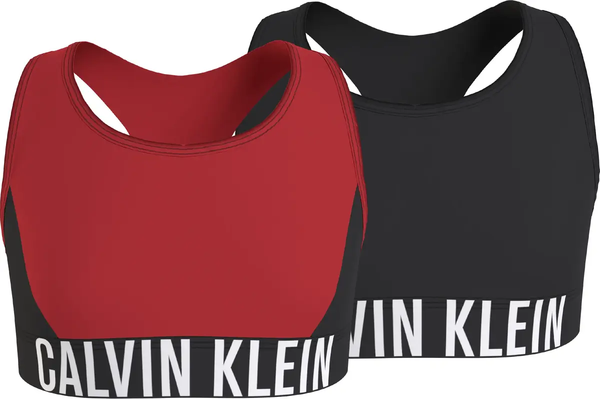Calvin Klein 2PK BRALETTE Kadın Kırmızı Bralet
