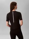 Calvin Klein ICON SPORT ACTIVE SS, UB1 Siyah Kadın T-Shirt