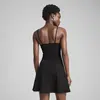 Puma WARDROBE ESS Short Dress Siyah Kadın Elbise-Etek