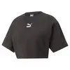 Puma DARE TO Cropped Relaxed Tee Siyah Kadın T-Shirt