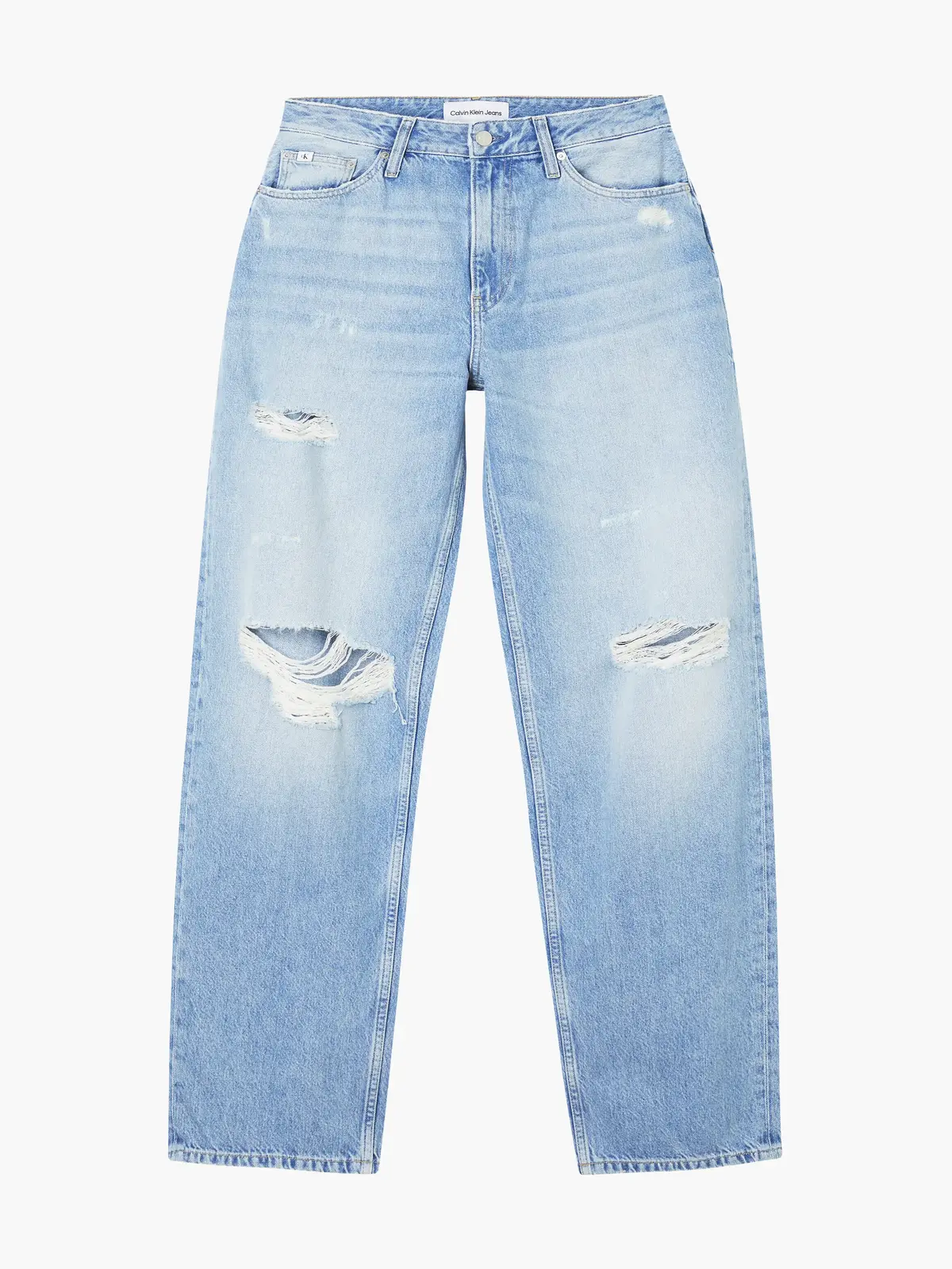 Calvin Klein 90S STRAIGHT Kadın Mavi Kot Pantolon