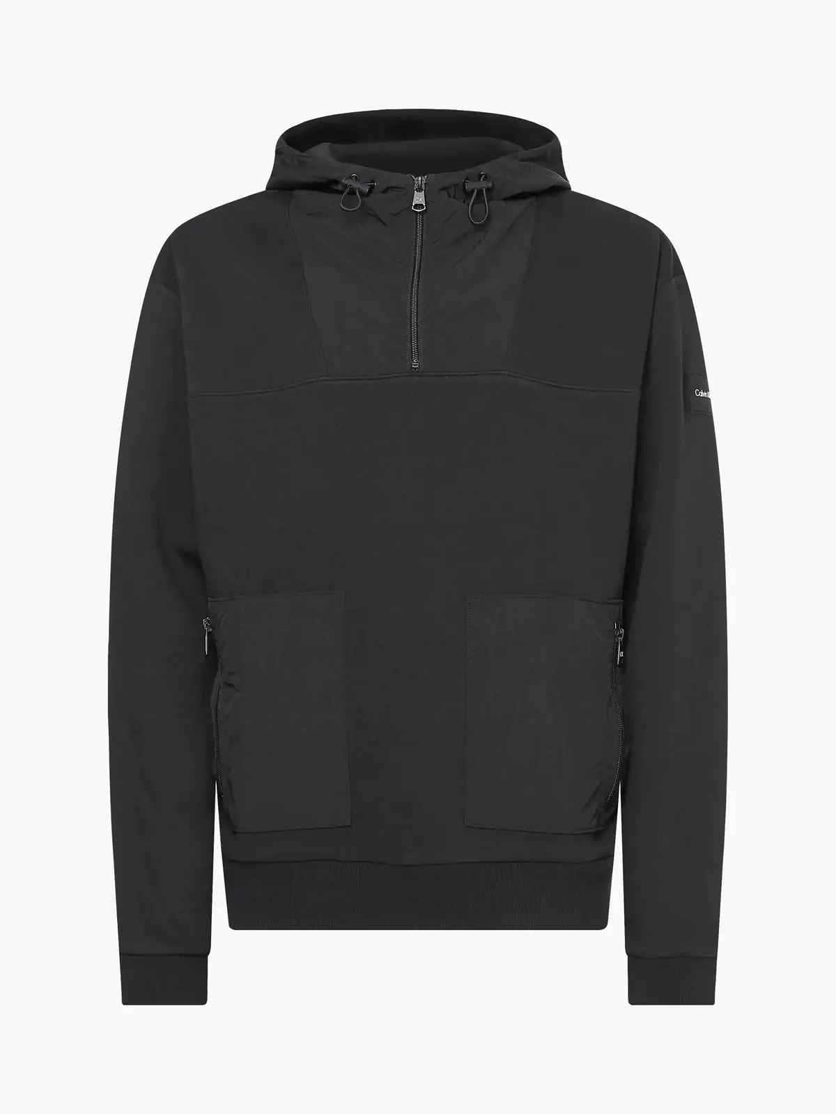Calvin Klein TECH REPREVE COMFORT Erkek Siyah Hoodie