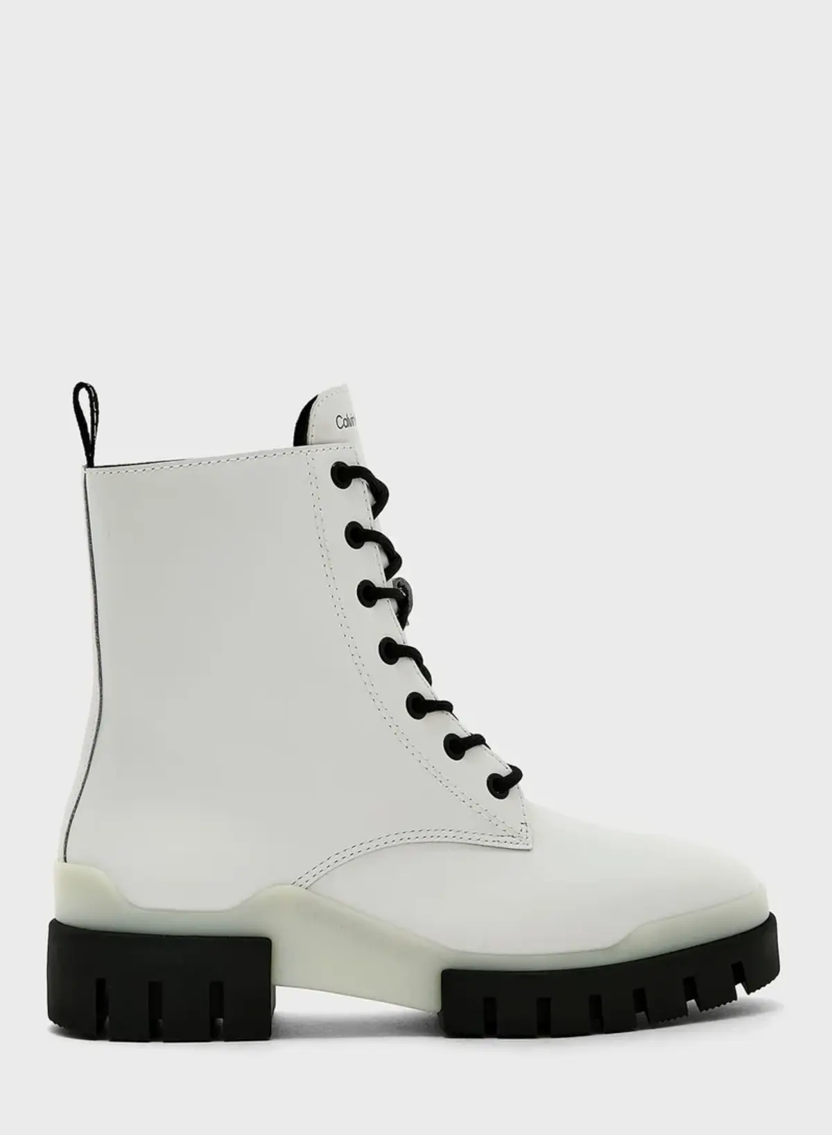 Calvin Klein COMBAT MID LACEUP TR Kadın Beyaz Bot