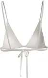 Calvin Klein TRIANGLE-RP Kadın Beyaz Bikini Üstü