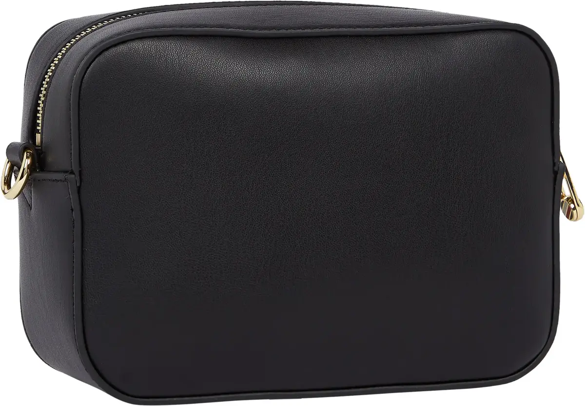 Tommy Hilfiger ICONIC TOMMY CAMERA Kadın Siyah Omuz Çanta