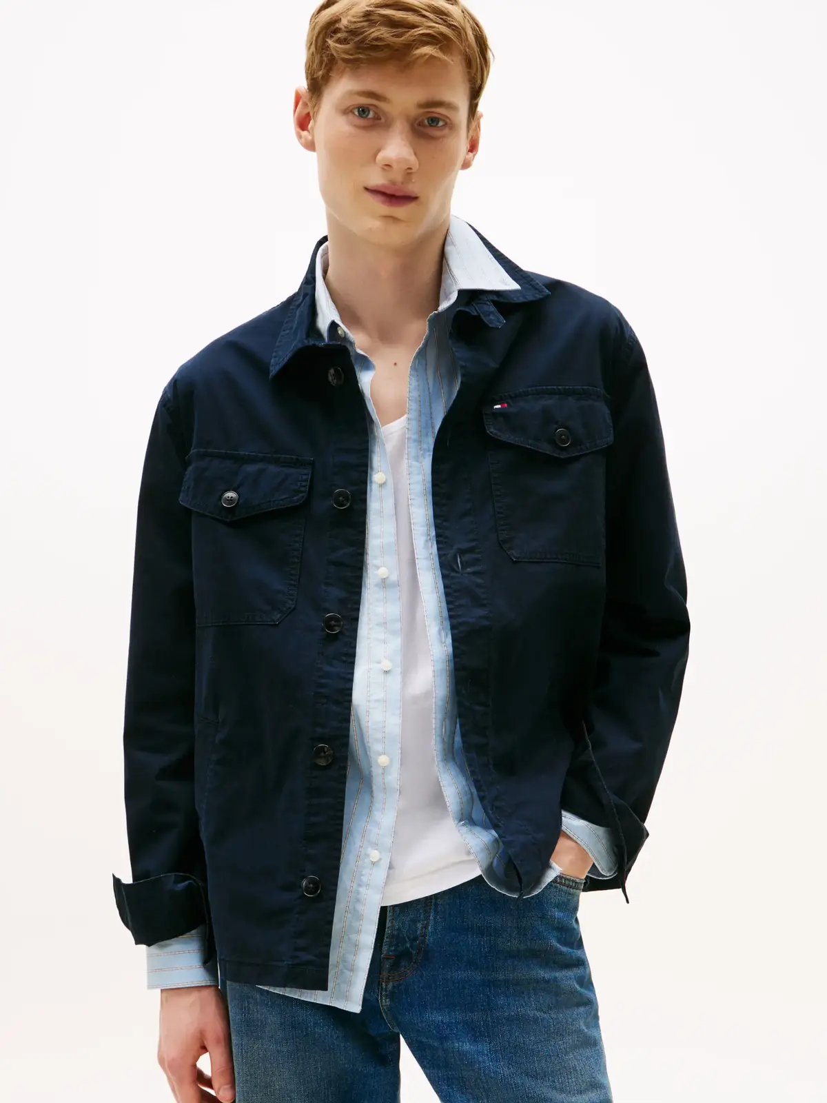 COTTON TWILL SHIRT J, DW5