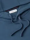 Tommy Hilfiger ESSENTIAL TERRY HOOD Erkek Turkuaz  Sweatshirt
