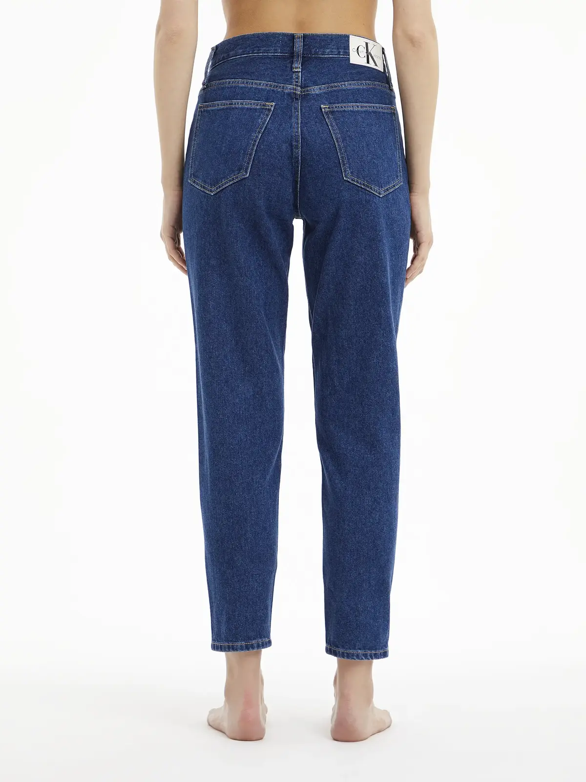 Calvin Klein MOM JEAN Kadın Mavi Kot Pantolon