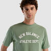 New Balance MNT1519 Erkek Yeşil T- Shirt