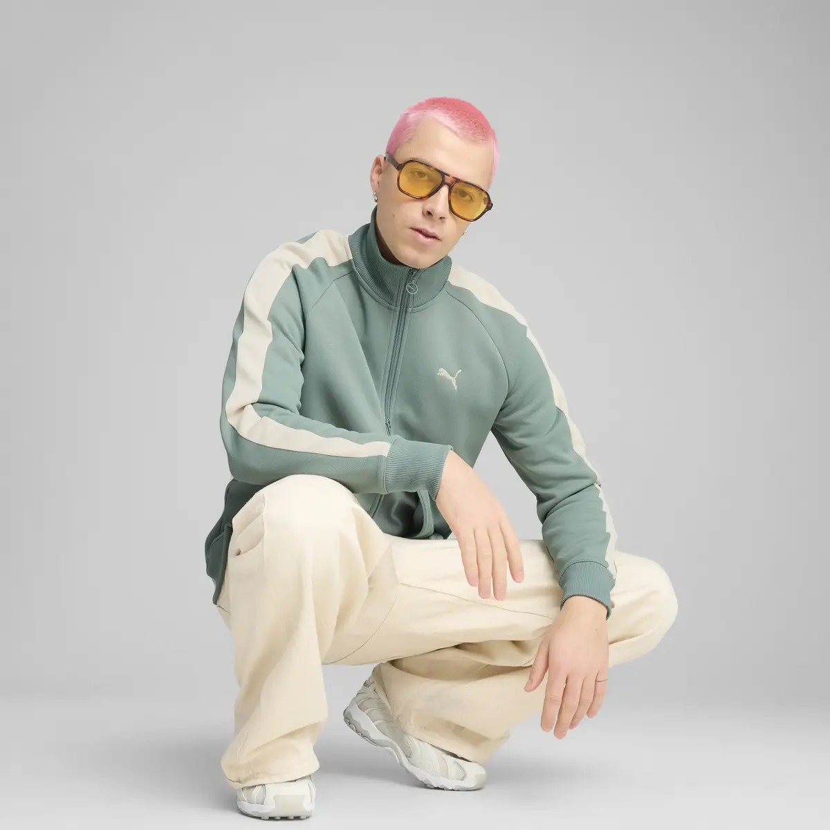 PUMA T7 ALWAYS ON Track Jacket Yeşil Erkek Ceket