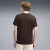 PUMA ESS ELEVATED Tee Kahverengi Erkek T-Shirt