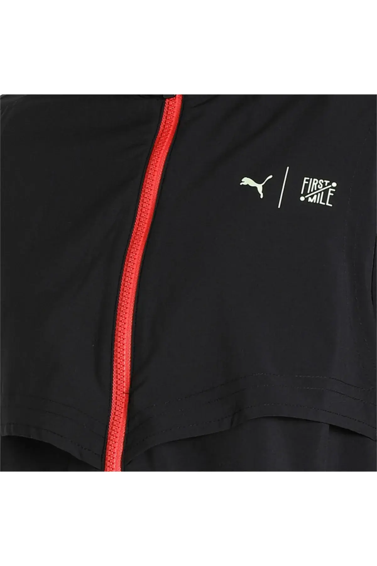 Puma First Mile Woven Jacket W Siyah Kadın Fermuarlı Spor Ceketi