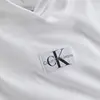 Calvin Klein BADGE RIB HOODIE, YAF Beyaz Kadın Sweatshirt