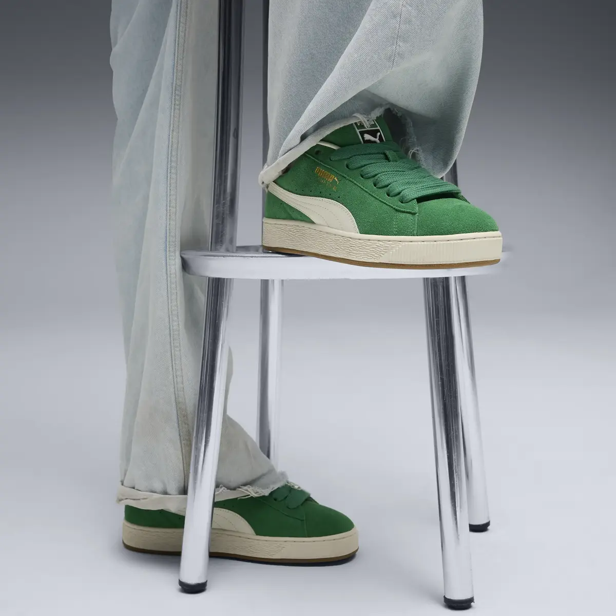 Puma Suede XL Yeşil Erkek Spor Ayakkabı