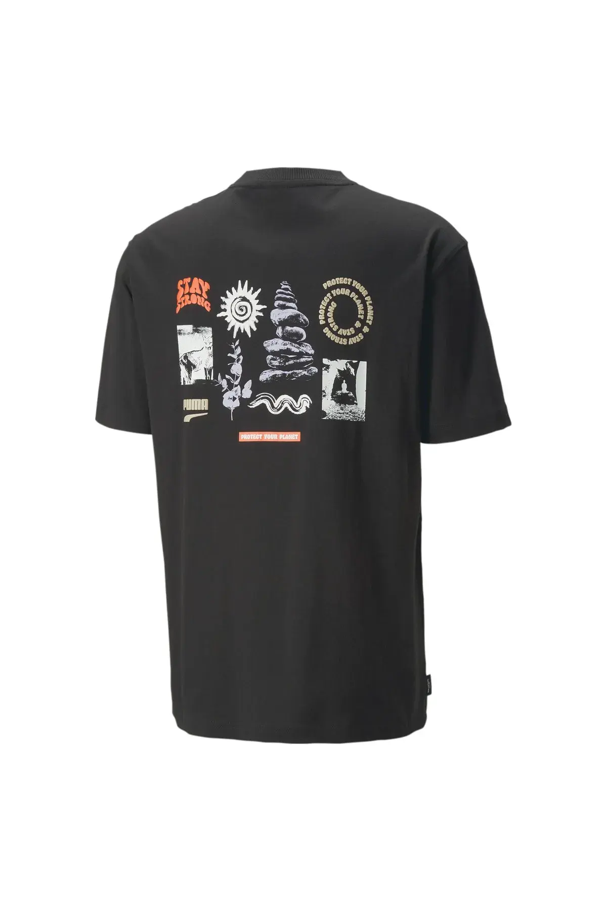 Puma Downtown Graphic Tee Siyah Erkek T-shirt