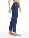 Calvin Klein MOM JEAN Kadın Mavi Kot Pantolon