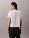 Calvin Klein SS ARCHIVE LOGO JERSEY CLASSIC C Beyaz Kadın Tişört Calvin Klein SS ARCHIVE LOGO JERSEY CLASSIC C Beyaz Kadın Tişört