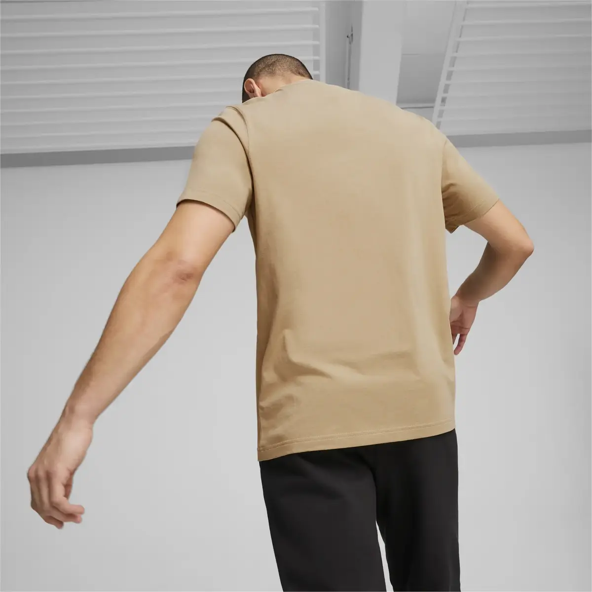 Puma TEAM Graphic Tee Açık Kahve Erkek T-Shirt
