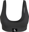 Calvin Klein BRALETTE-RP Kadın Siyah Bikini Üstü