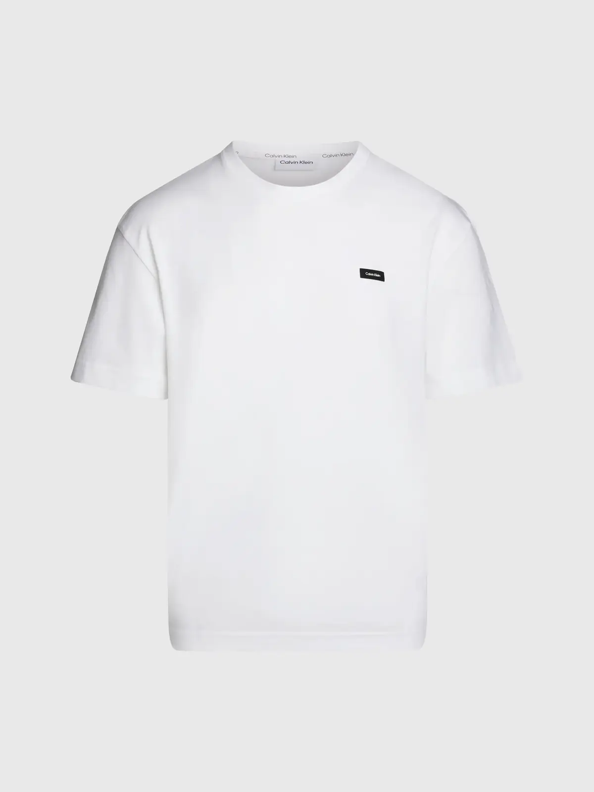 Calvin Klein COTTON COMFORT FIT T, YAF Beyaz Erkek T-Shirt & Polo