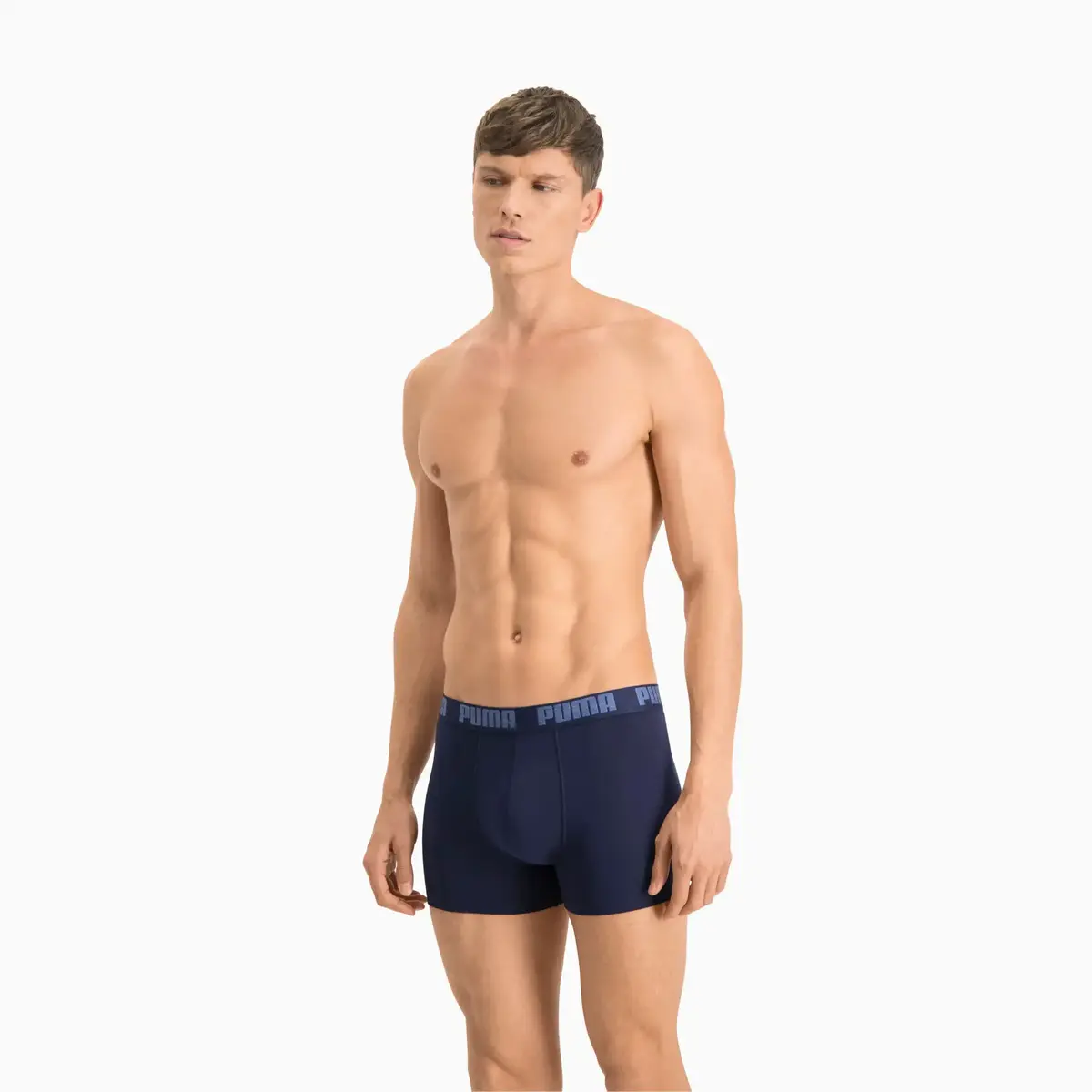 Puma PUMA BASIC BOXER 2P navy Lacivert Erkek 2'li Boxer