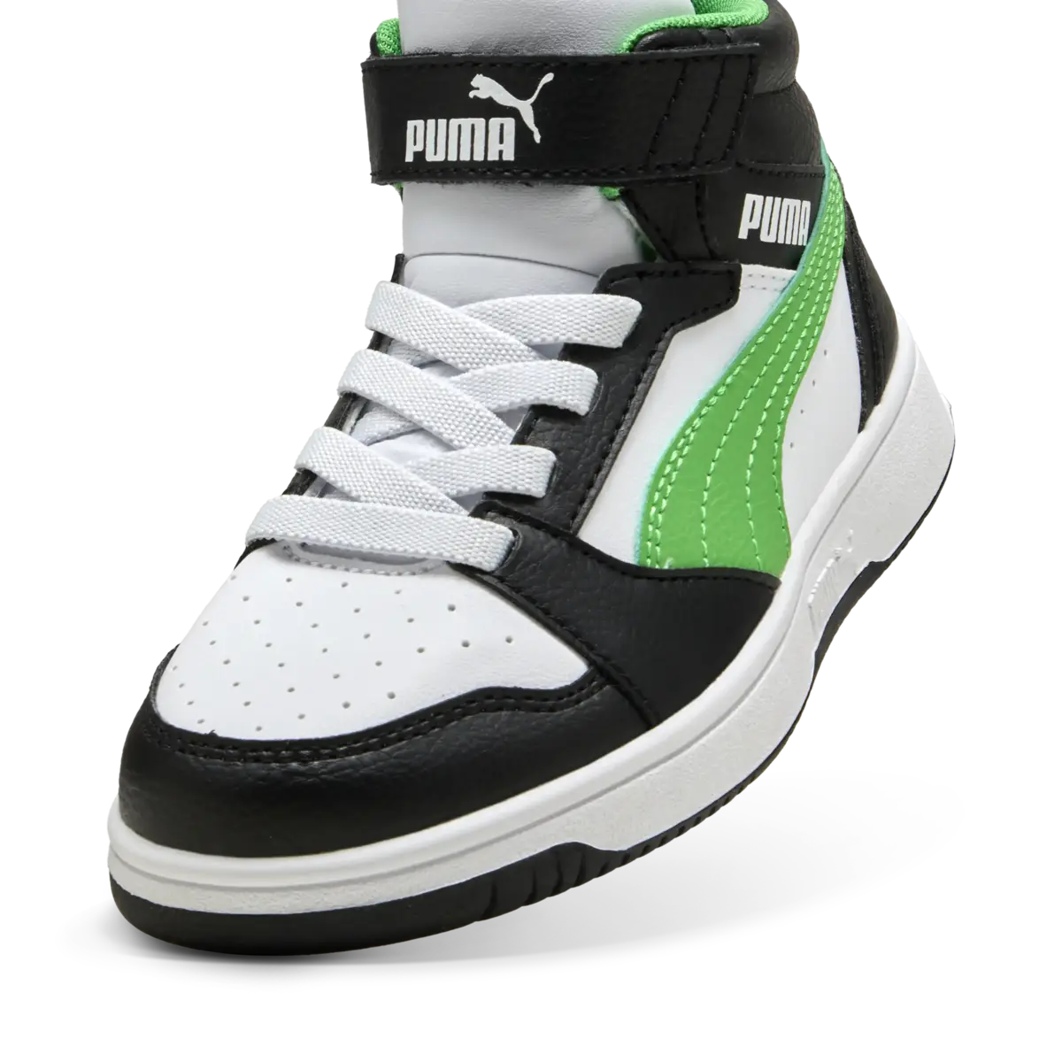 Puma Rebound V6 Mid AC+ PS Siyah Çocuk Spor Ayakkabı