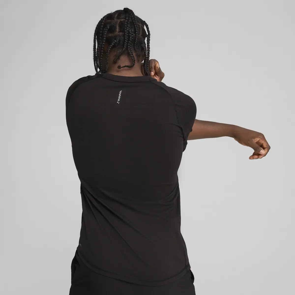 PUMA RUN VELOCITY TEE TRI-BLEND Siyah Erkek T-Shirt