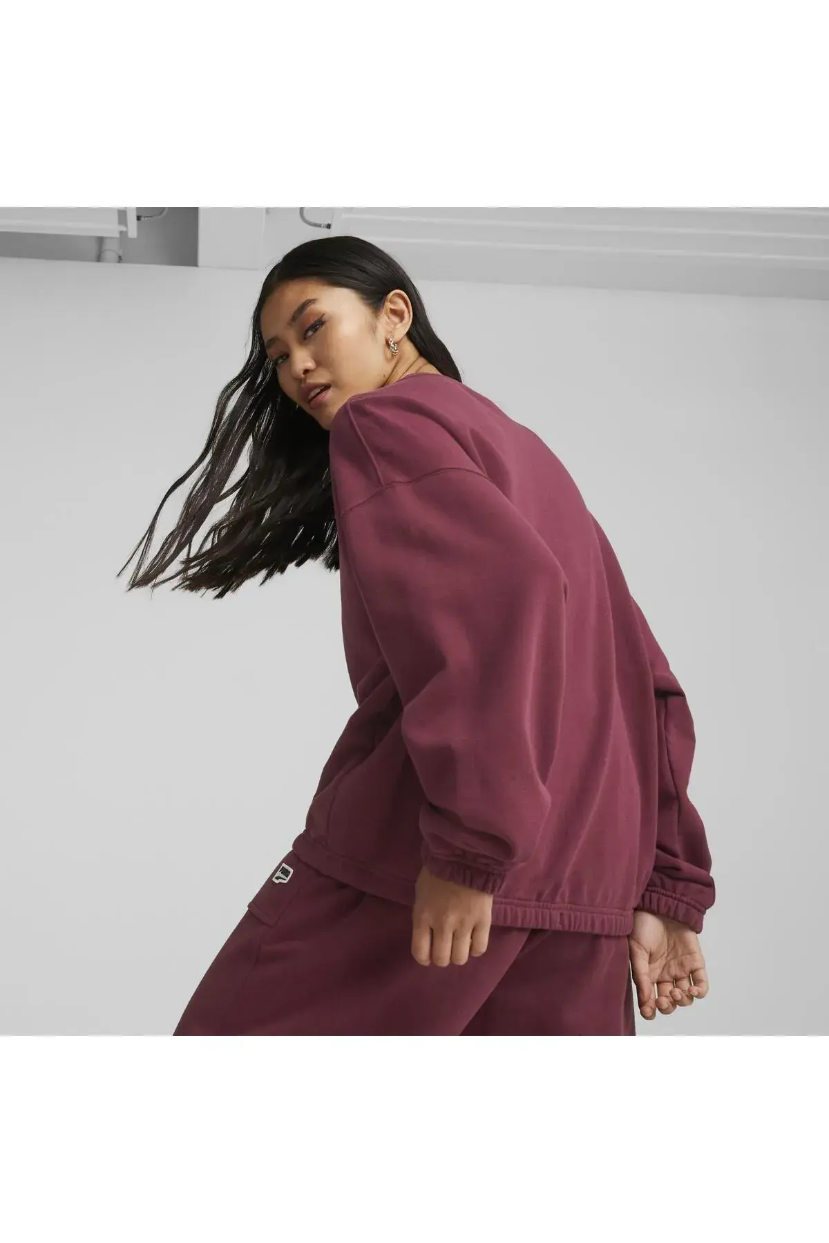 Puma DOWNTOWN Sweatpants TR Kırmızı Kadın Eşofman Altı