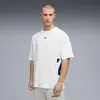 Puma M GRAPHIC OVERSIZED TEE Beyaz Erkek T-Shirt