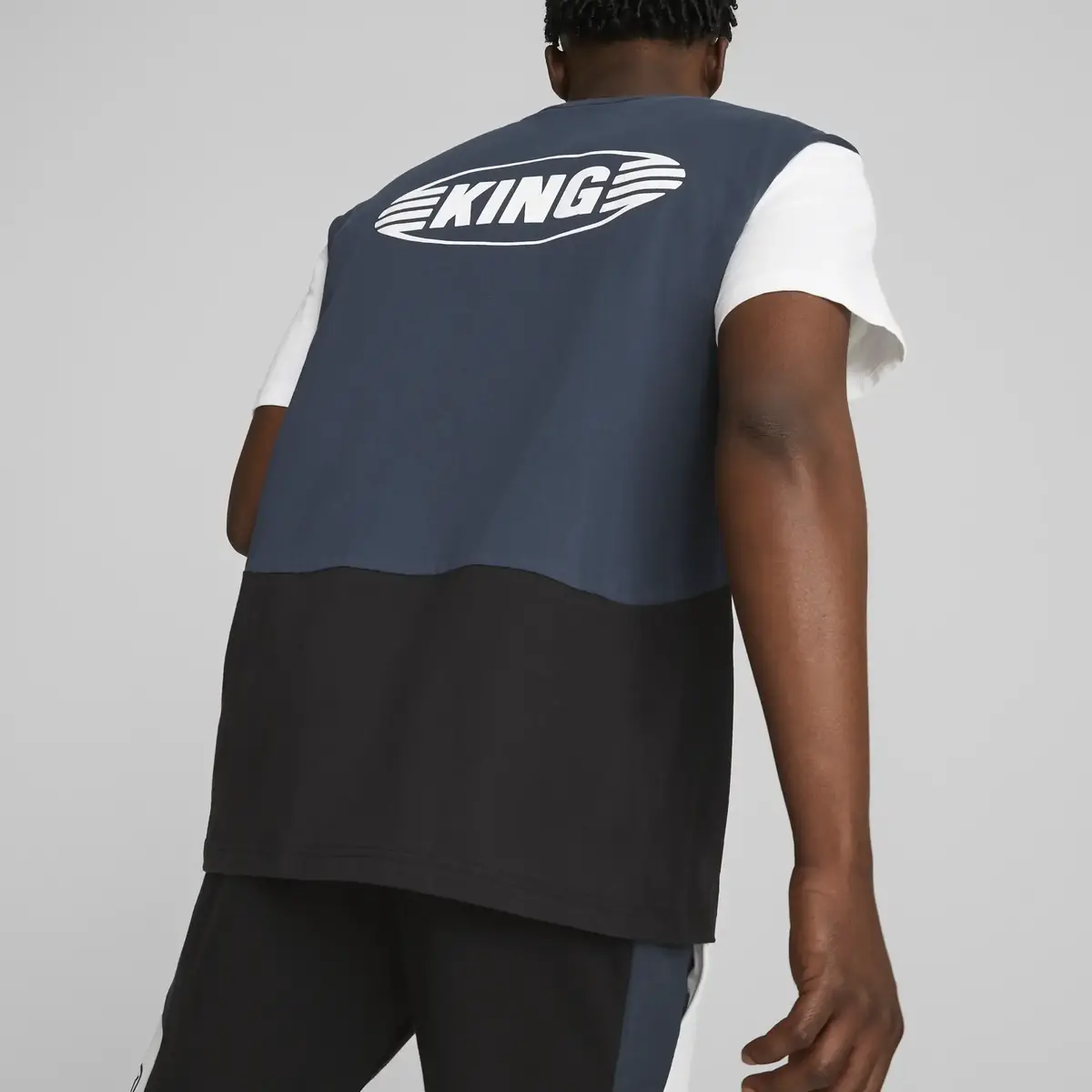 Puma King Top Tee-Dark Night Lacivert Erkek T-shirt
