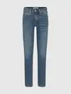 Calvin Klein CKJ 011 MID RISE SKI Kadın Mavi Kot Pantolon