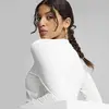 Puma THE FAST RACE Longsleeve Beyaz Kadın T-Shirt
