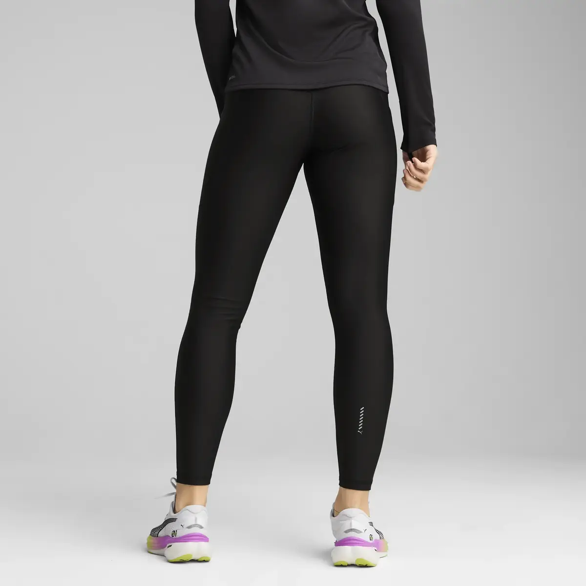 Puma RUN VELOCITY FL TIGHT Siyah Kadın Tayt