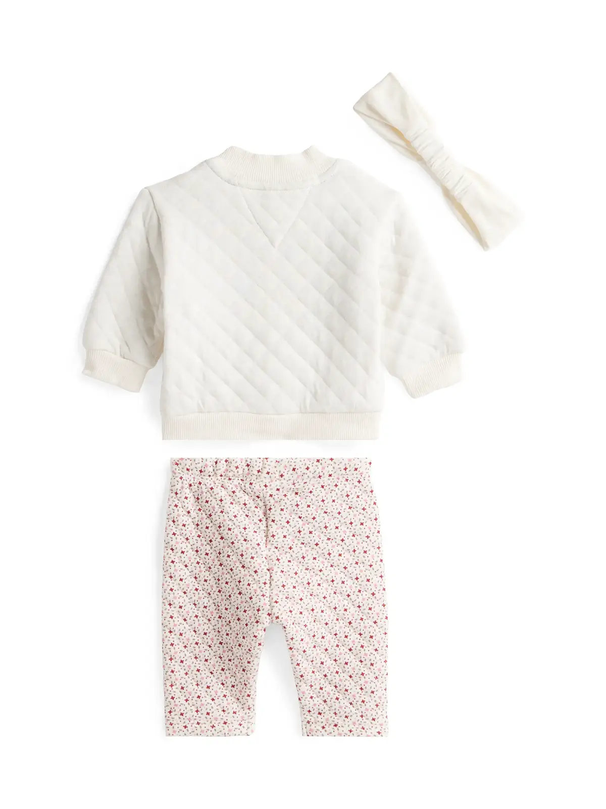Tommy Hilfiger Bomber And Pant Set Giftbox Krem Kız ÇocukTakım