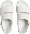 Calvin Klein FLAT ADJ SANDAL EYEL, CJH Beyaz Kadın Terlik