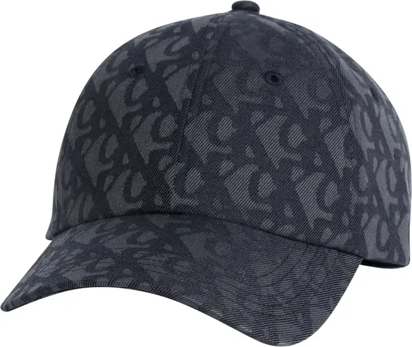 Calvin Klein AOP 6 PANEL BASEBALL CAP Siyah Kadın Şapka